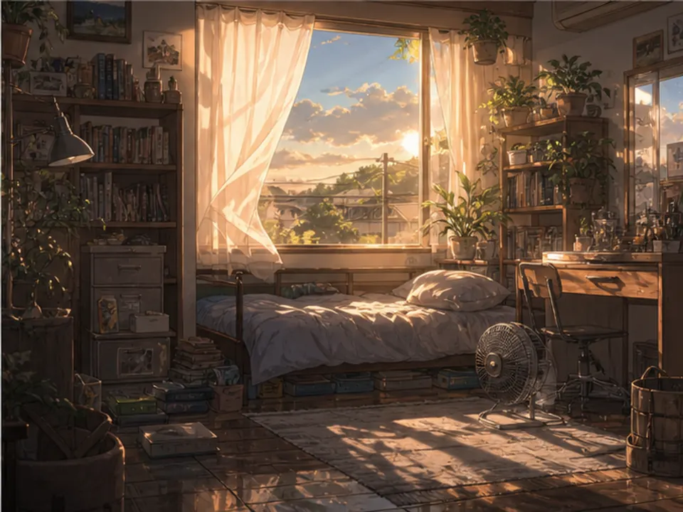 日系动漫房间场景